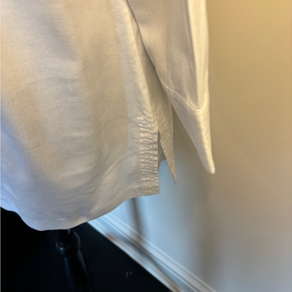 MOVING SALE- Trina Turk white cotton tunic cover up size 8 - Picture 4 of 6